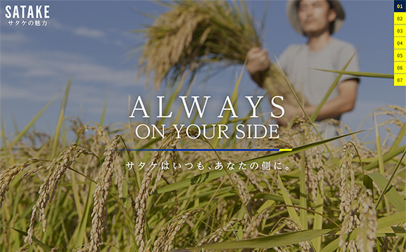 株式会社サタケさまブランディングサイト